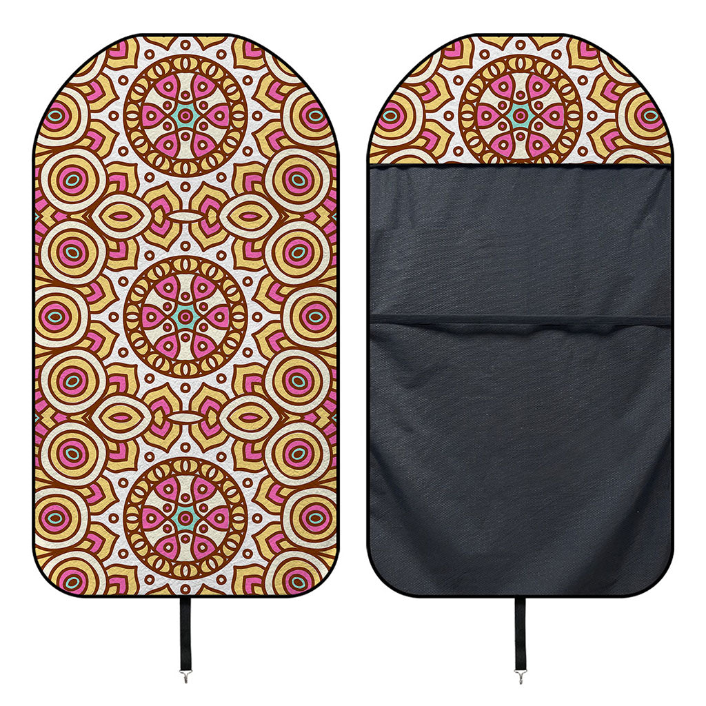 Pastel Ethnic Mandala Print Waterproof Car Seat Cover