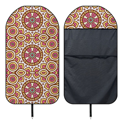 Pastel Ethnic Mandala Print Waterproof Car Seat Cover