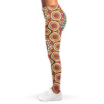 Pastel Ethnic Mandala Print Women's Leggings