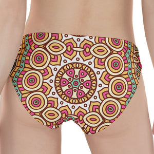 Pastel Ethnic Mandala Print Women's Panties