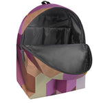 Pastel Geometric Cubic Print Backpack