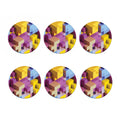 Pastel Geometric Cubic Print Coaster Set