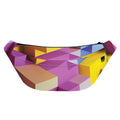 Pastel Geometric Cubic Print Fanny Pack