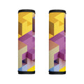 Pastel Geometric Cubic Print Handle Covers