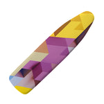 Pastel Geometric Cubic Print Ironing Board Cover