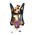 Pastel Geometric Cubic Print Pet Carrier Backpack
