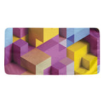 Pastel Geometric Cubic Print Towel