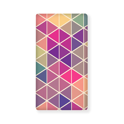 Pastel Geometric Shape Pattern Print Baby Crib Sheet