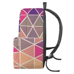 Pastel Geometric Shape Pattern Print Backpack