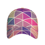 Pastel Geometric Shape Pattern Print Baseball Cap