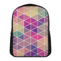 Pastel Geometric Shape Pattern Print Casual Backpack