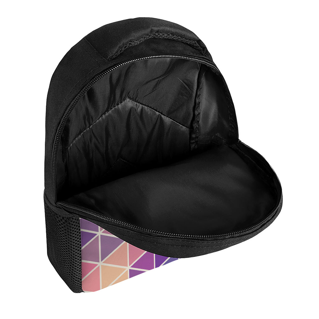 Pastel Geometric Shape Pattern Print Casual Backpack