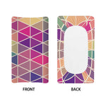 Pastel Geometric Shape Pattern Print Changing Pad Cover