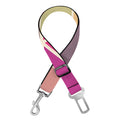 Pastel Geometric Shape Pattern Print Dog Seat Belt