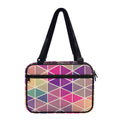 Pastel Geometric Shape Pattern Print Double Strap Bible Bag