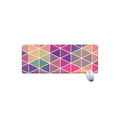 Pastel Geometric Shape Pattern Print Extended Mouse Pad