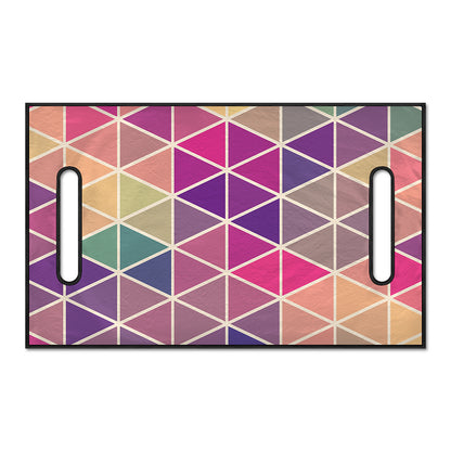 Pastel Geometric Shape Pattern Print Golf Cart Seat Cover