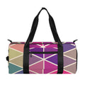 Pastel Geometric Shape Pattern Print Gym Bag