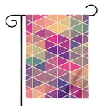 Pastel Geometric Shape Pattern Print House Flag