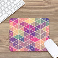 Pastel Geometric Shape Pattern Print Mouse Pad