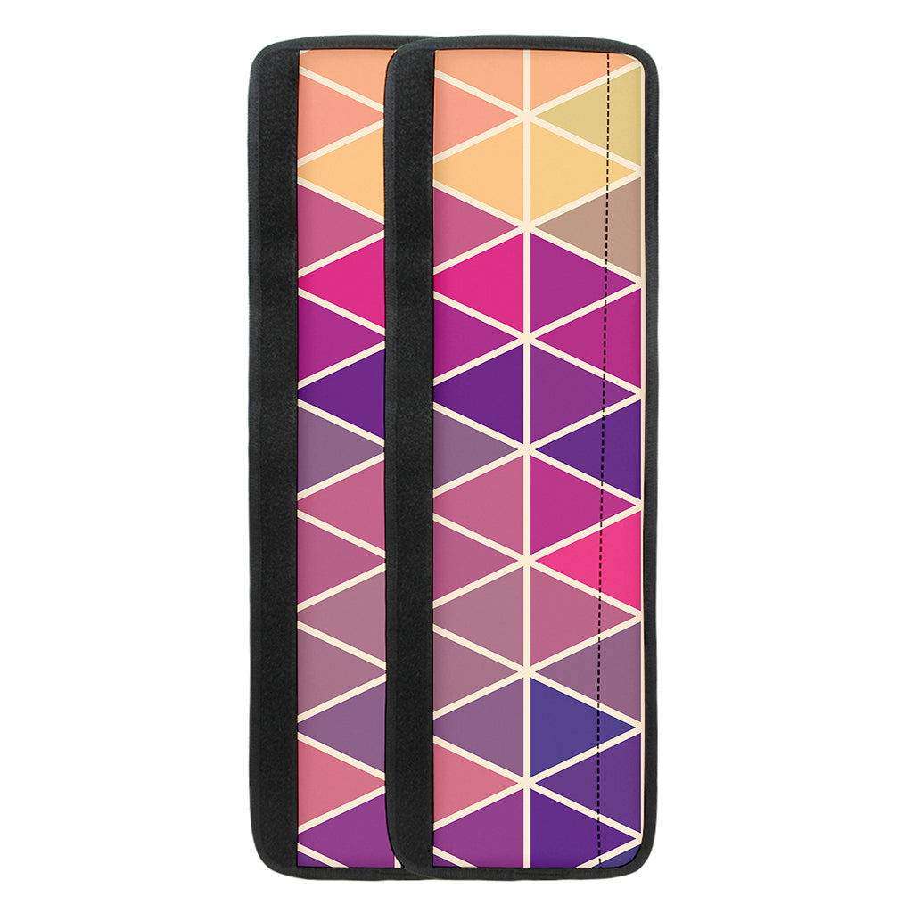 Pastel Geometric Shape Pattern Print Refrigerator Handle Covers