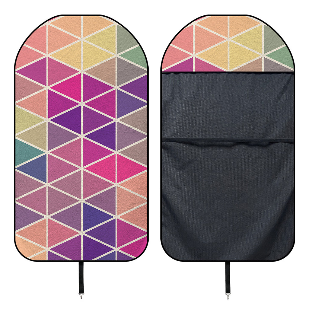 Pastel Geometric Shape Pattern Print Waterproof Car Seat Cover