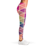 Pastel Geometric Shape Pattern Print Women's Leggings