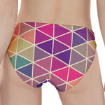 Pastel Geometric Shape Pattern Print Women's Panties