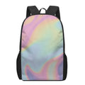 Pastel Holographic Print 17 Inch Backpack