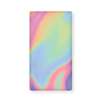 Pastel Holographic Print Baby Crib Sheet
