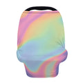 Pastel Holographic Print Baby Seat Cover