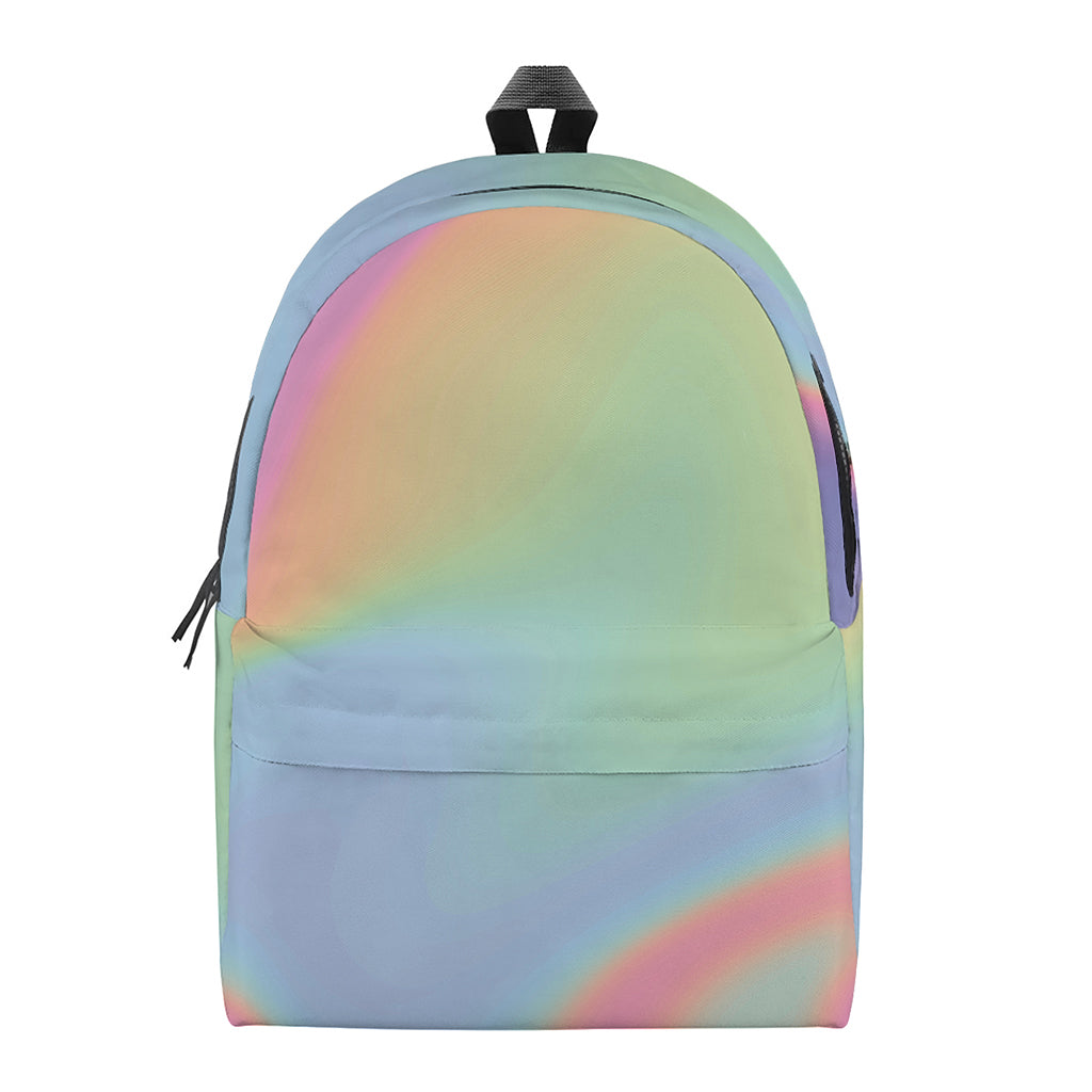 Pastel Holographic Print Backpack