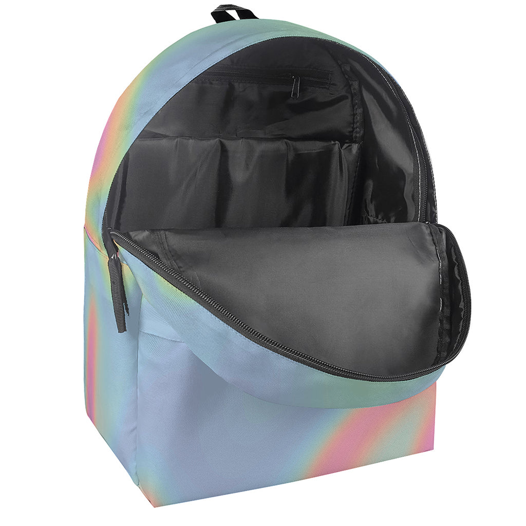 Pastel Holographic Print Backpack