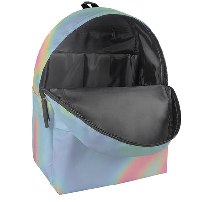 Pastel Holographic Print Backpack