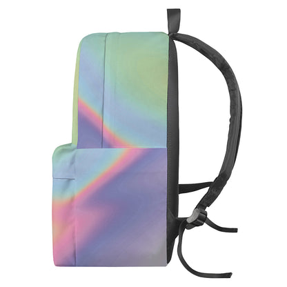 Pastel Holographic Print Backpack