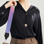 Pastel Holographic Print Bag Strap