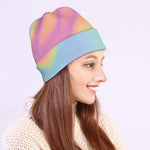 Pastel Holographic Print Beanie