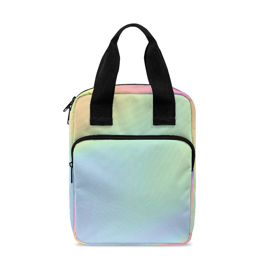 Pastel Holographic Print Bible Tote Bag