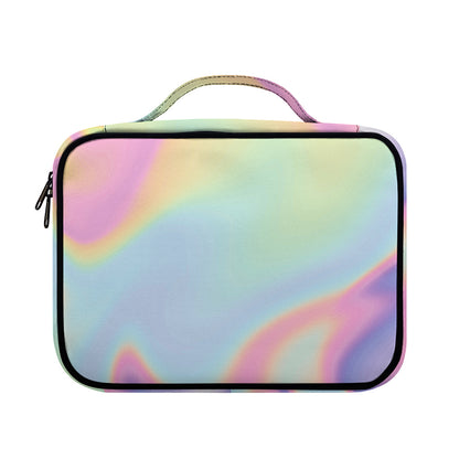 Pastel Holographic Print Briefcase Bible Bag