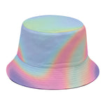 Pastel Holographic Print Bucket Hat