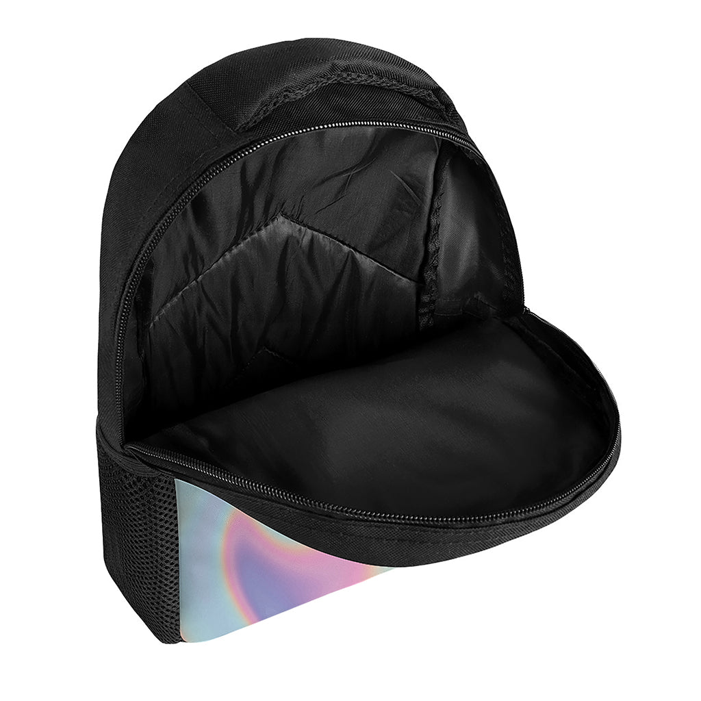 Pastel Holographic Print Casual Backpack