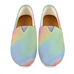 Pastel Holographic Print Casual Shoes