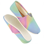 Pastel Holographic Print Casual Shoes