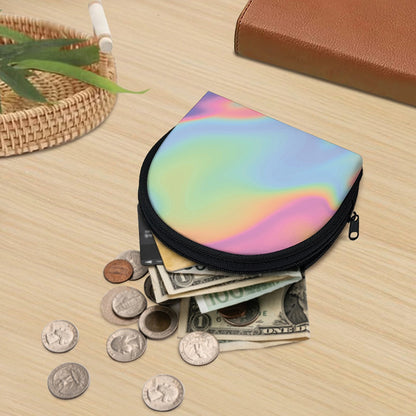 Pastel Holographic Print Coin Purse