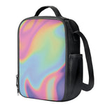 Pastel Holographic Print Crossbody Lunch Bag