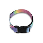 Pastel Holographic Print Dog Collar