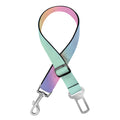 Pastel Holographic Print Dog Seat Belt