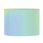 Pastel Holographic Print Drum Lamp Shade