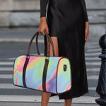 Pastel Holographic Print Duffle Bag