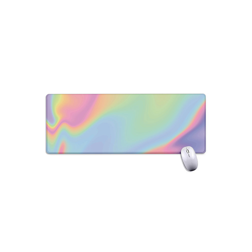 Pastel Holographic Print Extended Mouse Pad